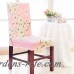 1 unid spandex poliéster estiramiento geométrico hermoso planta floral Patten polvo comedor universal silla cubierta Decoración ali-00317096